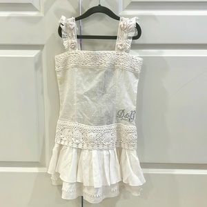 NWT Dolce & Gabbana white lace dress
